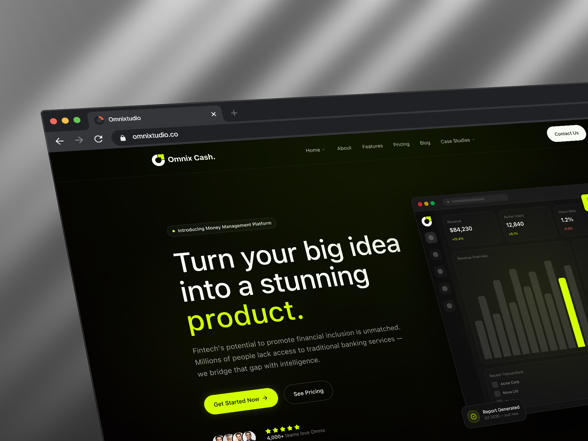 Example of Landing Page Design