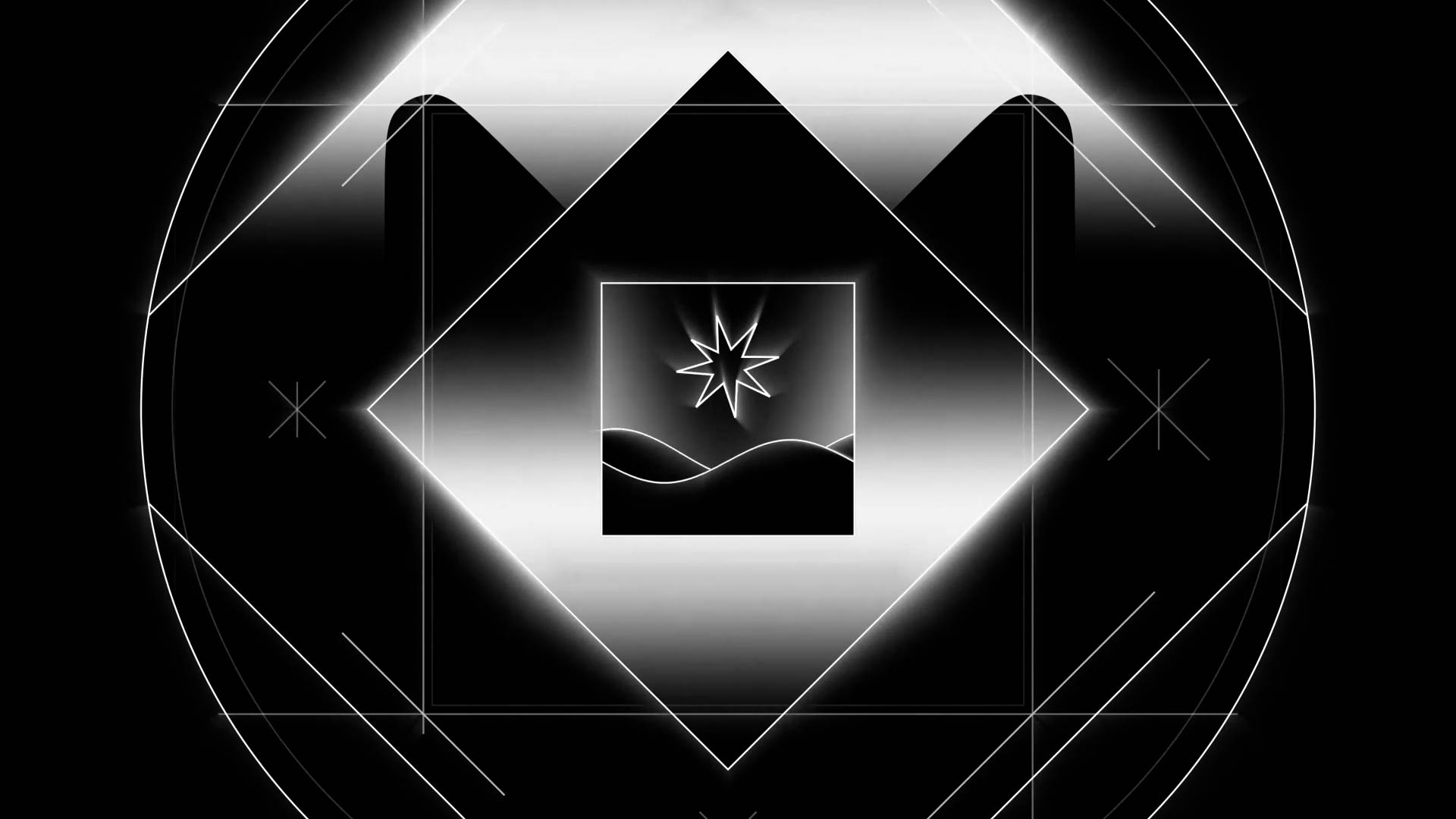Strokes Logo abstract animation black clean contrast energy geometric glow intro light line logo minimal modern motion reveal streak stroke strokes white