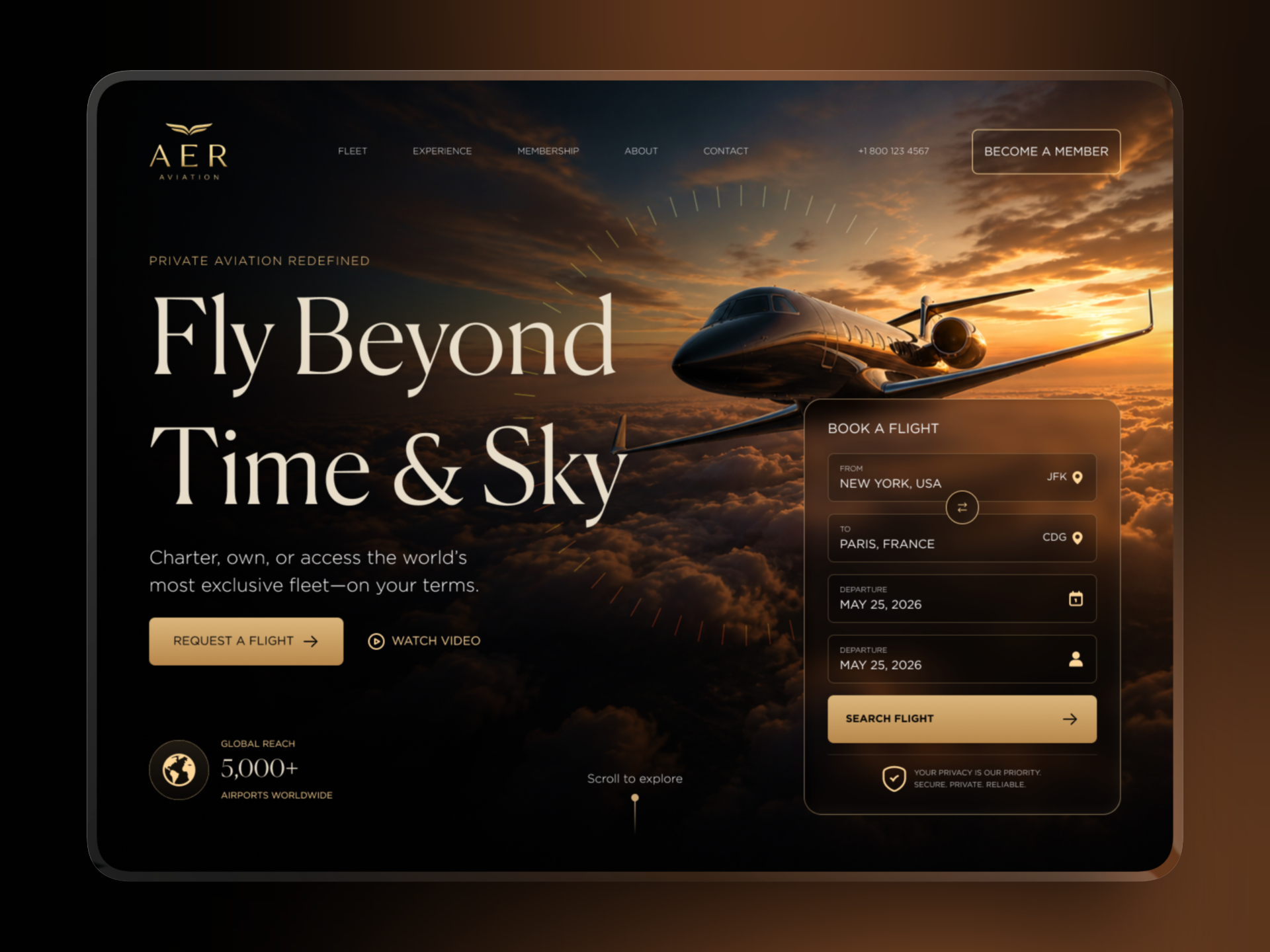 Example of Landing Page Design