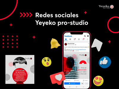 Social media Yeyeko pro estudio branding design graphic design social ui vector