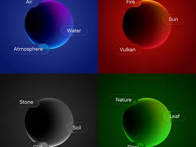 Gradient / Glass Effect glass effect gradient graphic design ui
