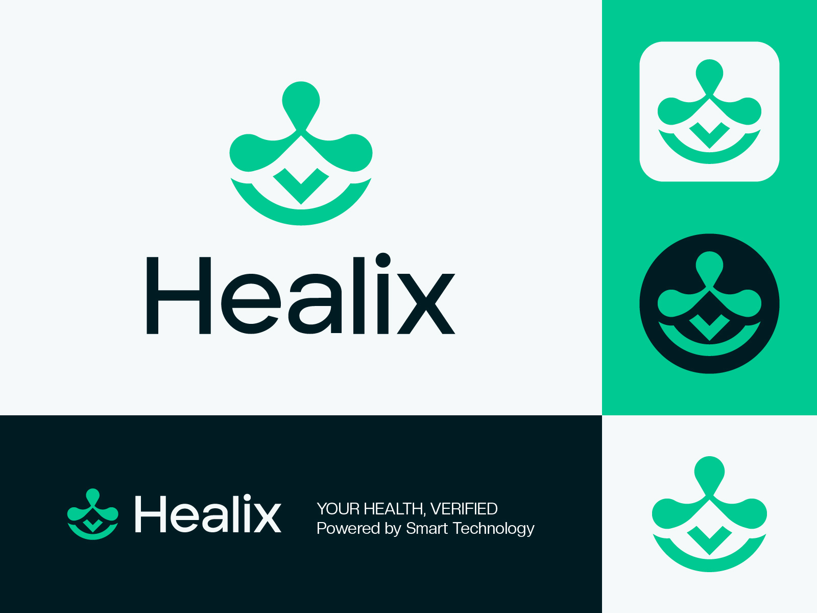 Example of Health Tech Logo & Brand Identity Design