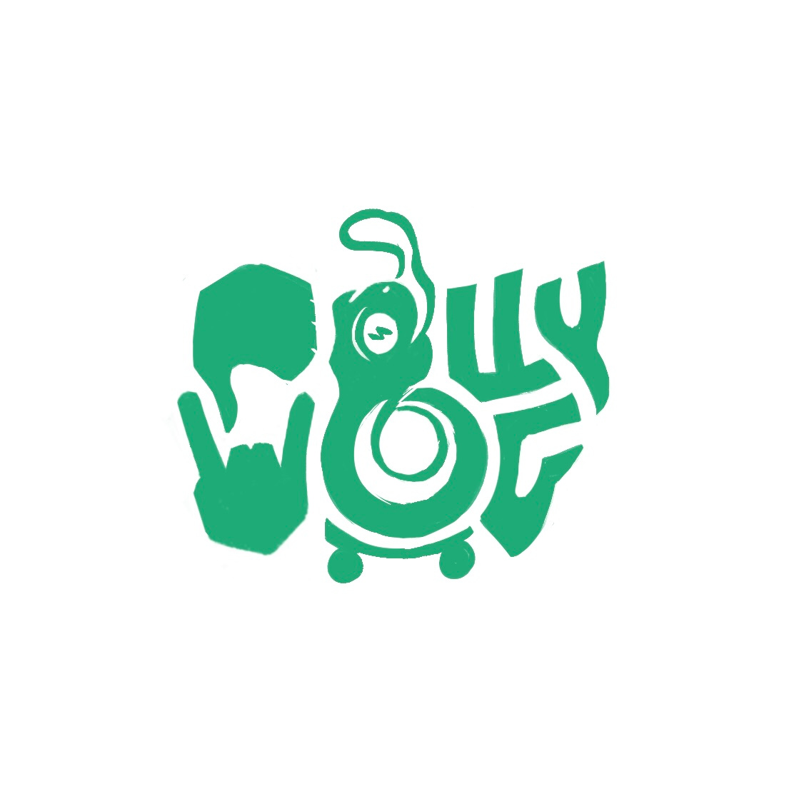 Pollywog Skate Shop branding illustration lettering logo typography