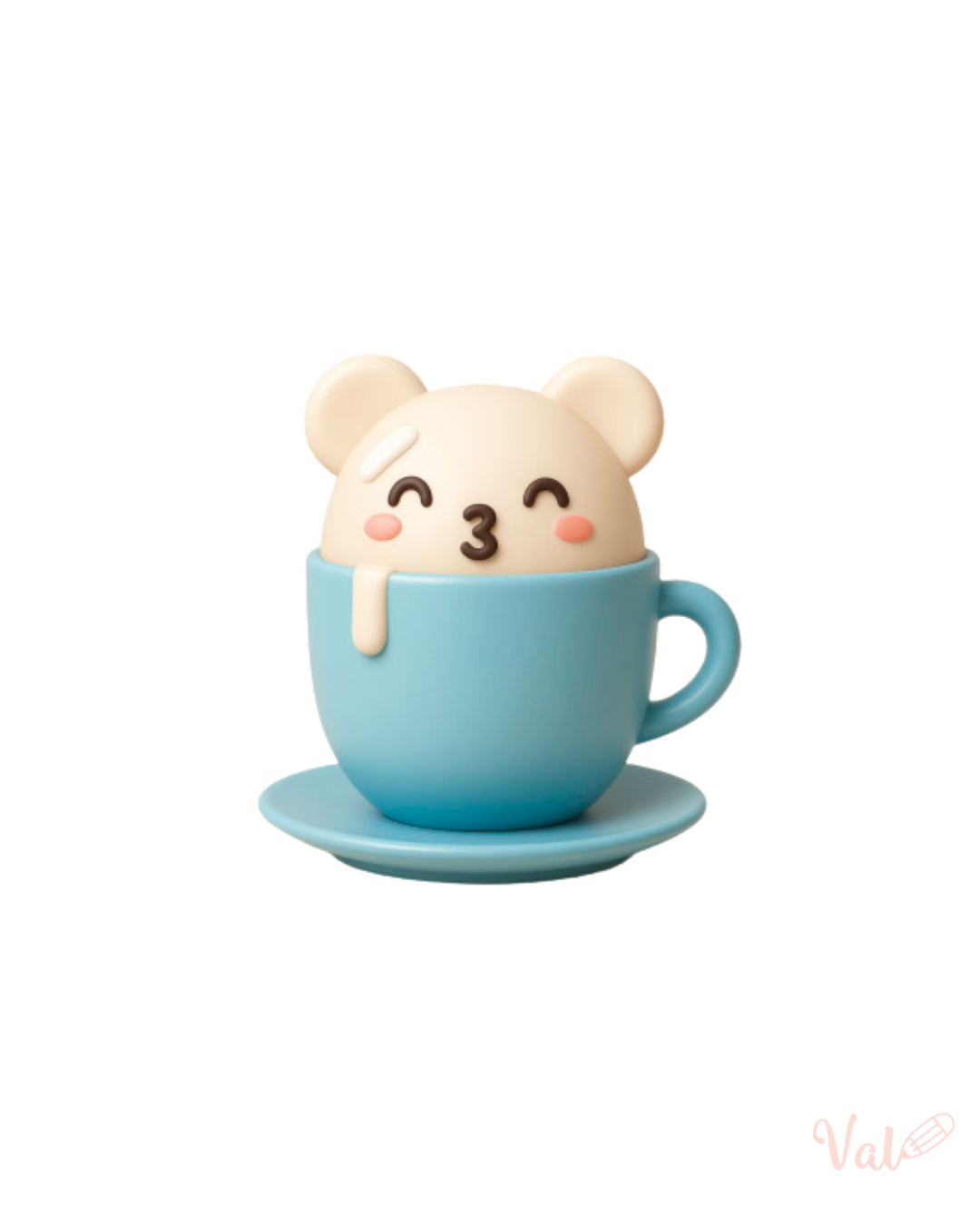 Bear mug 3d graphic design