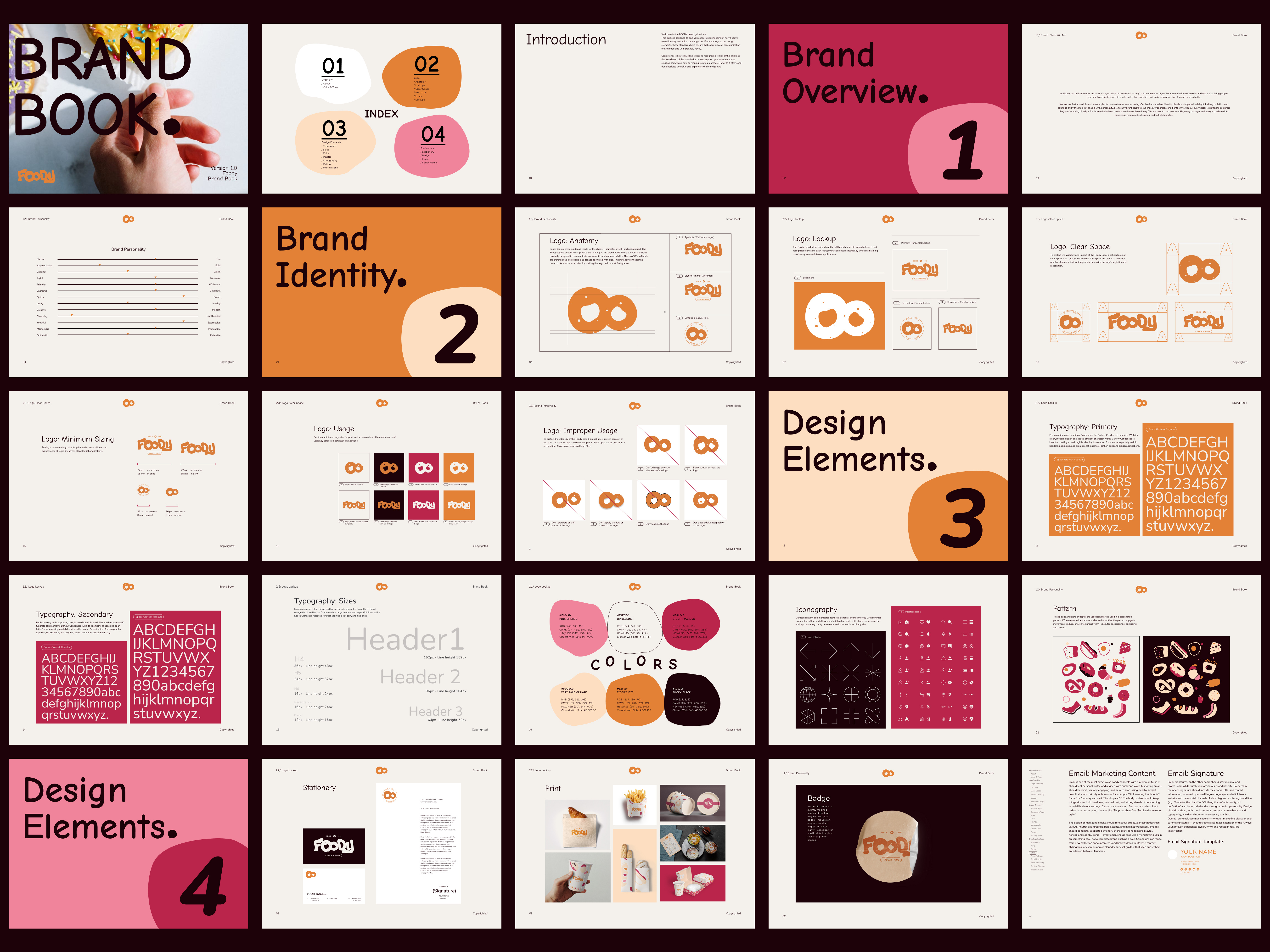 Example of Brand Style Guide & Brand Book Design