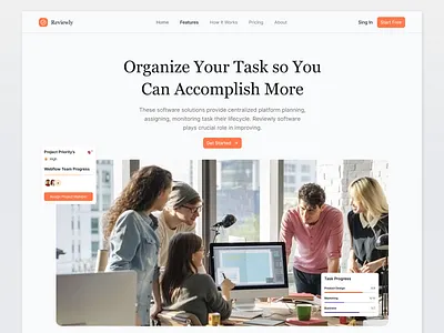 Modern SaaS Product Features Page Design clean ui dashboard ui digital product features page interface design landing page minimal design modern design product design saas saas design saas website startup tech design ui design uiux ux design web app web design website ui