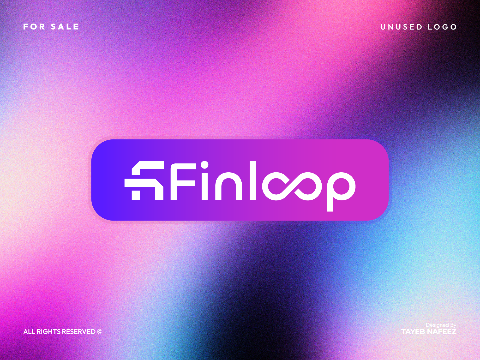 Finloop Logo Design 3d ai logo biotech brand design branding crypto custom logo design f logo finance fintech logo designer logotype modern saas simple smart tech startup typography wallet web3