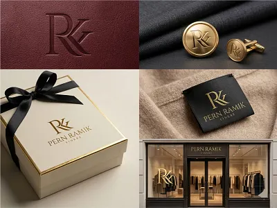 Luxury Fashion Logo | Design PRF Elegant Monogram Branding accessories brand boutique branding brand identity clothing brand identity creative logo custom logo elegant logo fashion brand logo fashion logo high end logo lettermark logo luxury fashion branding luxury logo minimal logo minimalist logo modern luxury monogram logo premium branding prf logo design signature logo