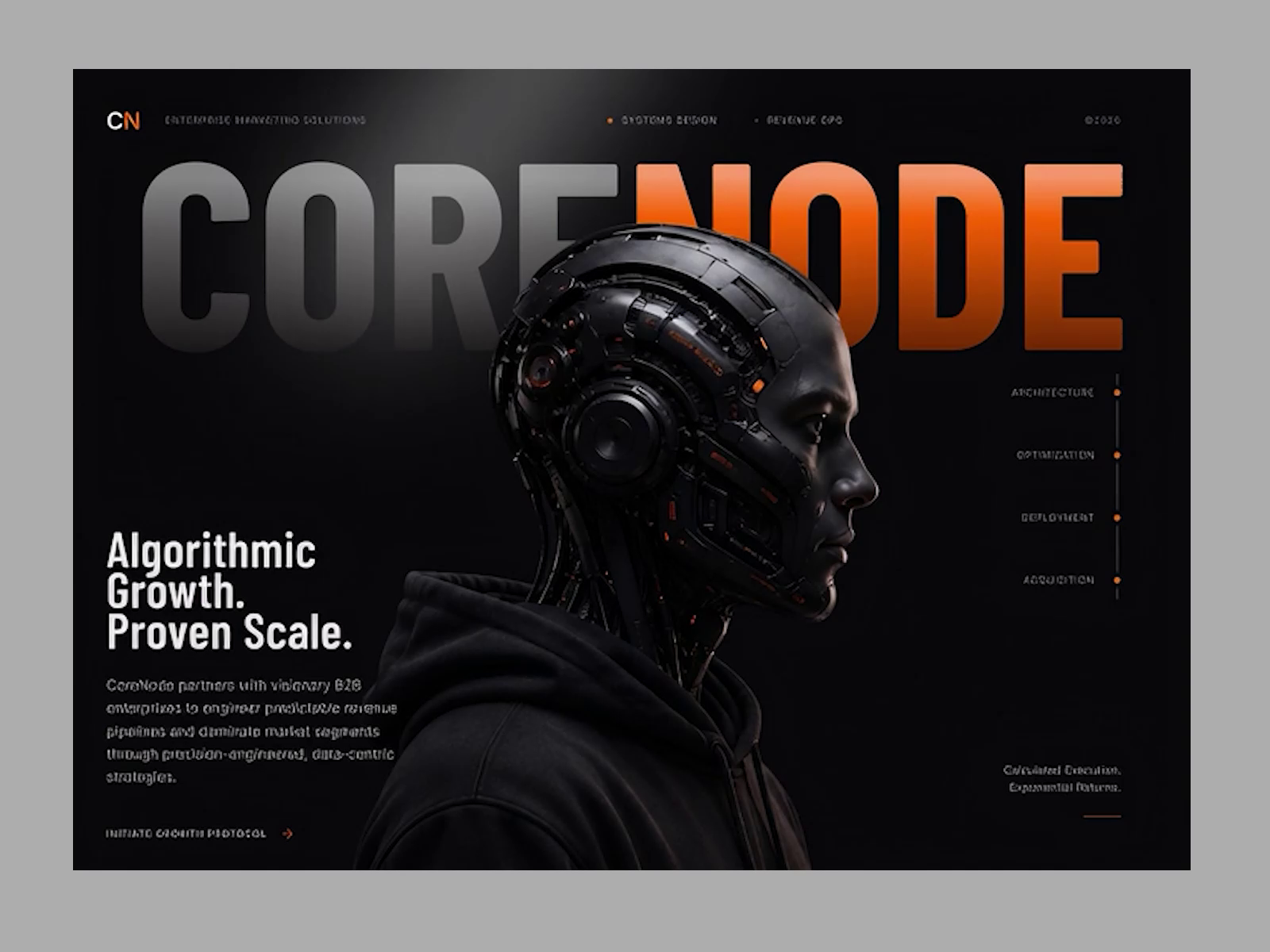Example of CoreNode — clarity, speed, execution