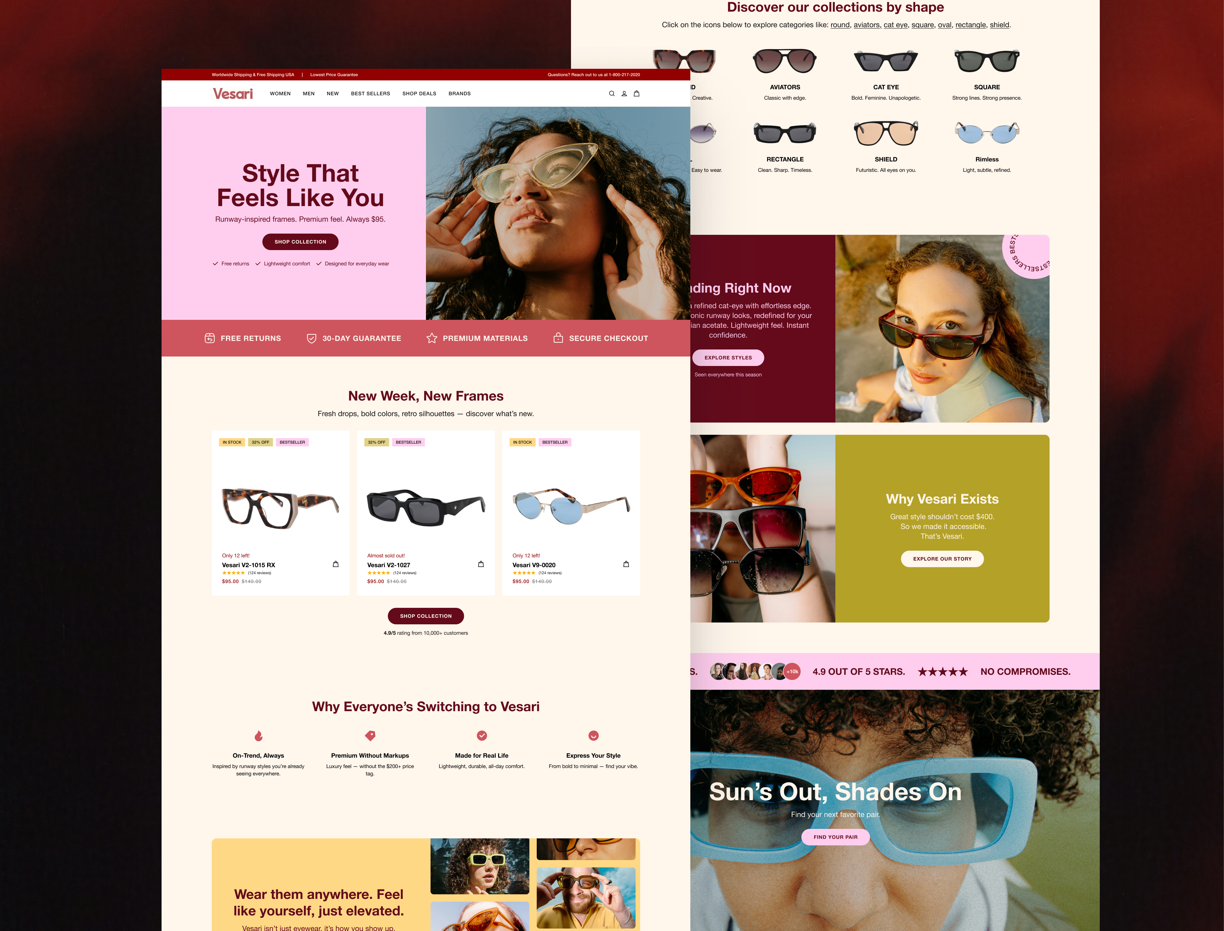 E-commerce Homepage UI (CRO-Focused UX Design)