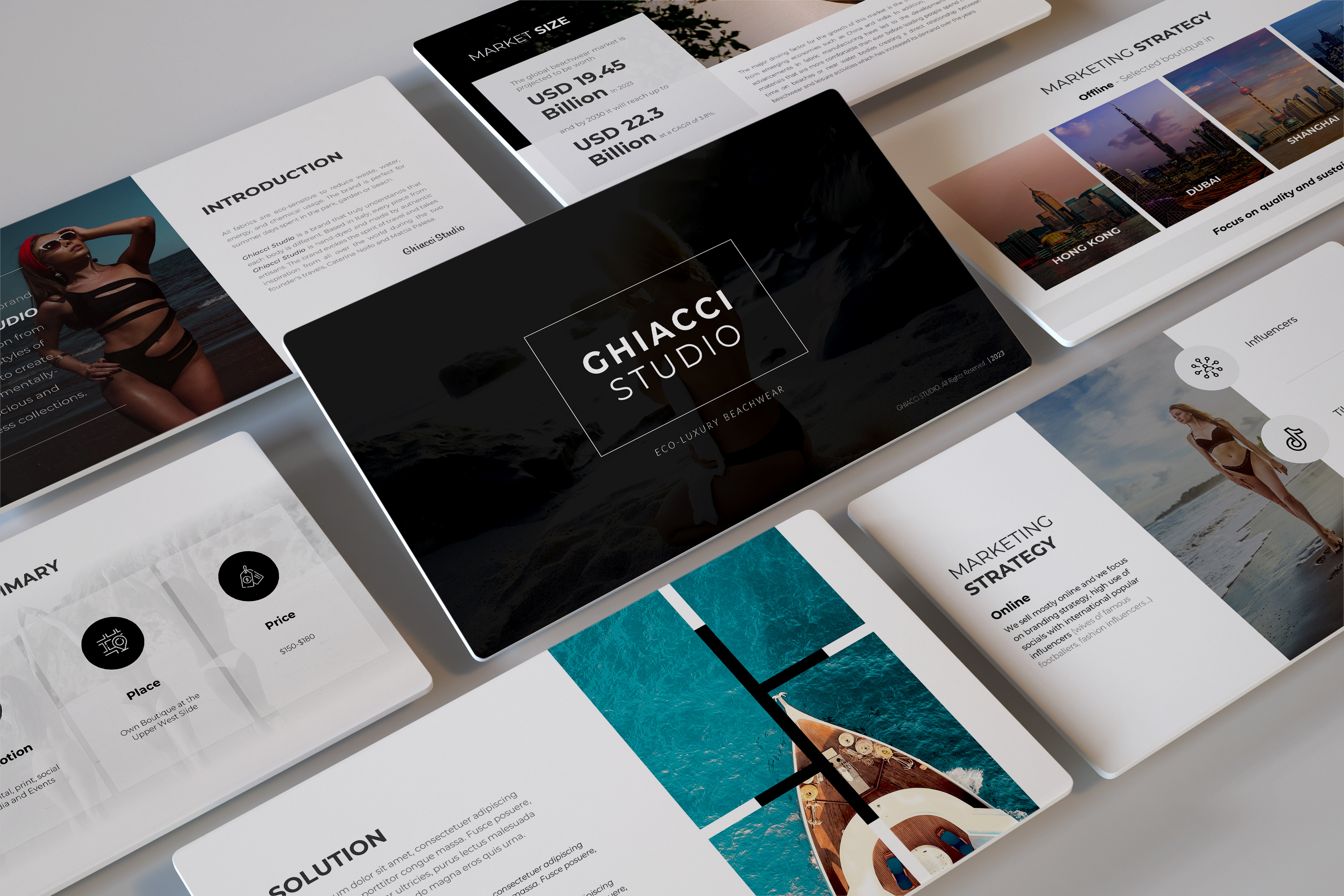 GHIACCI STUDIO | Pitch Deck Design — PowerPoint brand presentation business presentation corporate presentation deck design fashion pitch deck investor deck investor presentation luxury brand pitch deck pitch deck design pitch deck designer powerpoint powerpoint design presentation design presentation designer slide deck slide design startup deck startup pitch visual storytelling