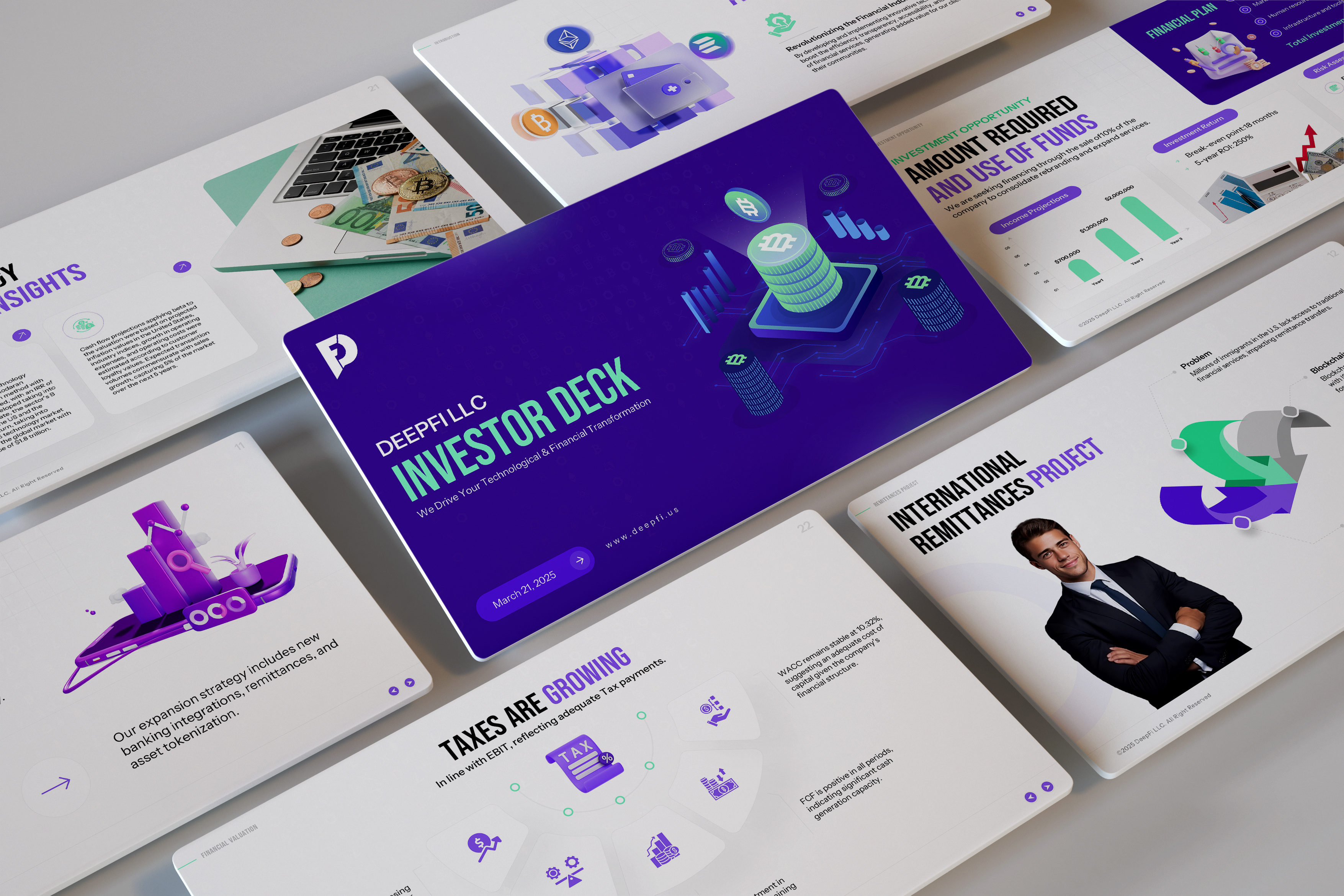 Example of Pitch Deck & Presentation Design Service