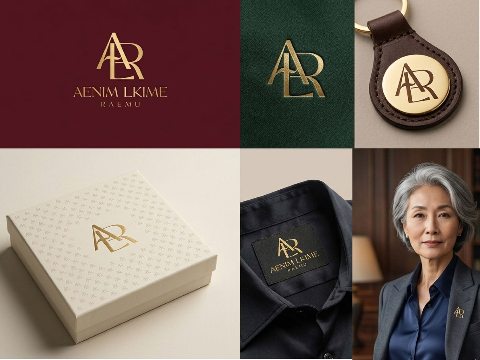 ALR Luxury Clothing Fashion Logo Minimal Branding