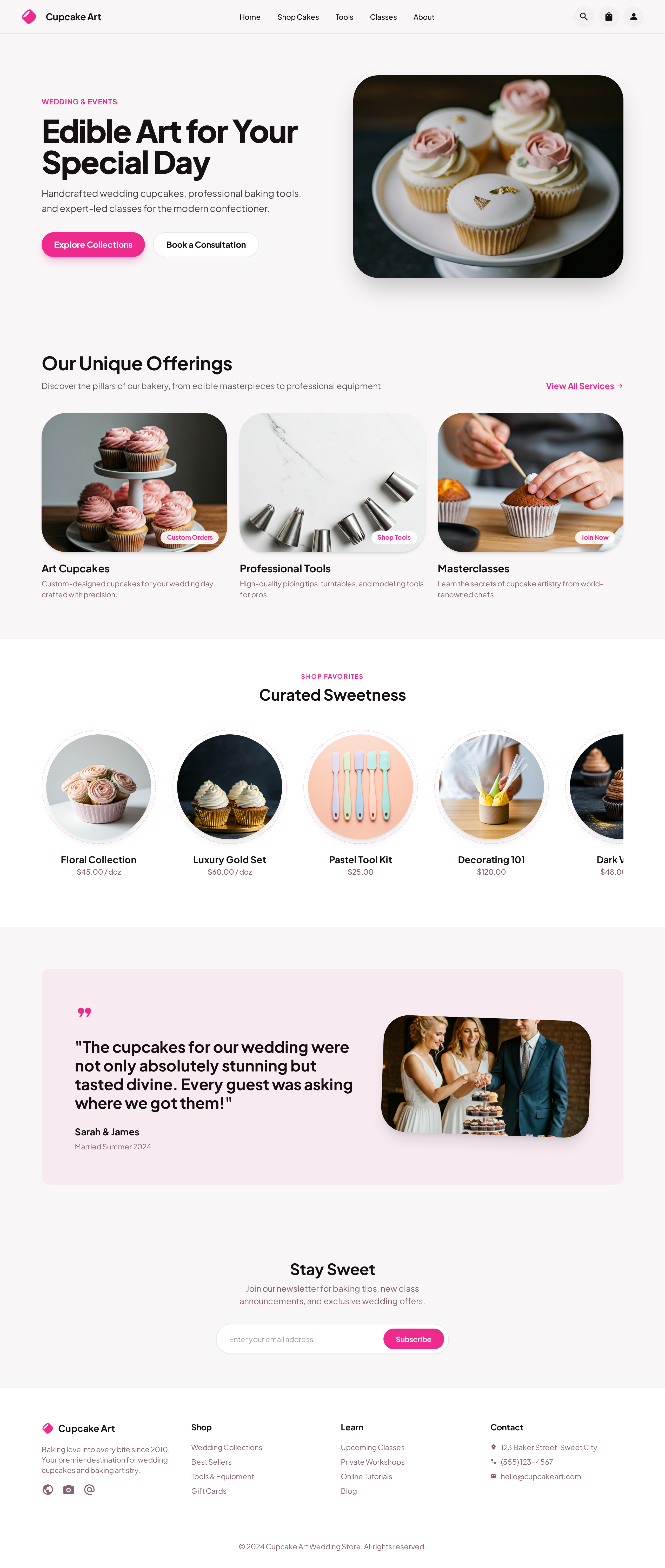 Cupcake Art Web Design cupcake webdesign