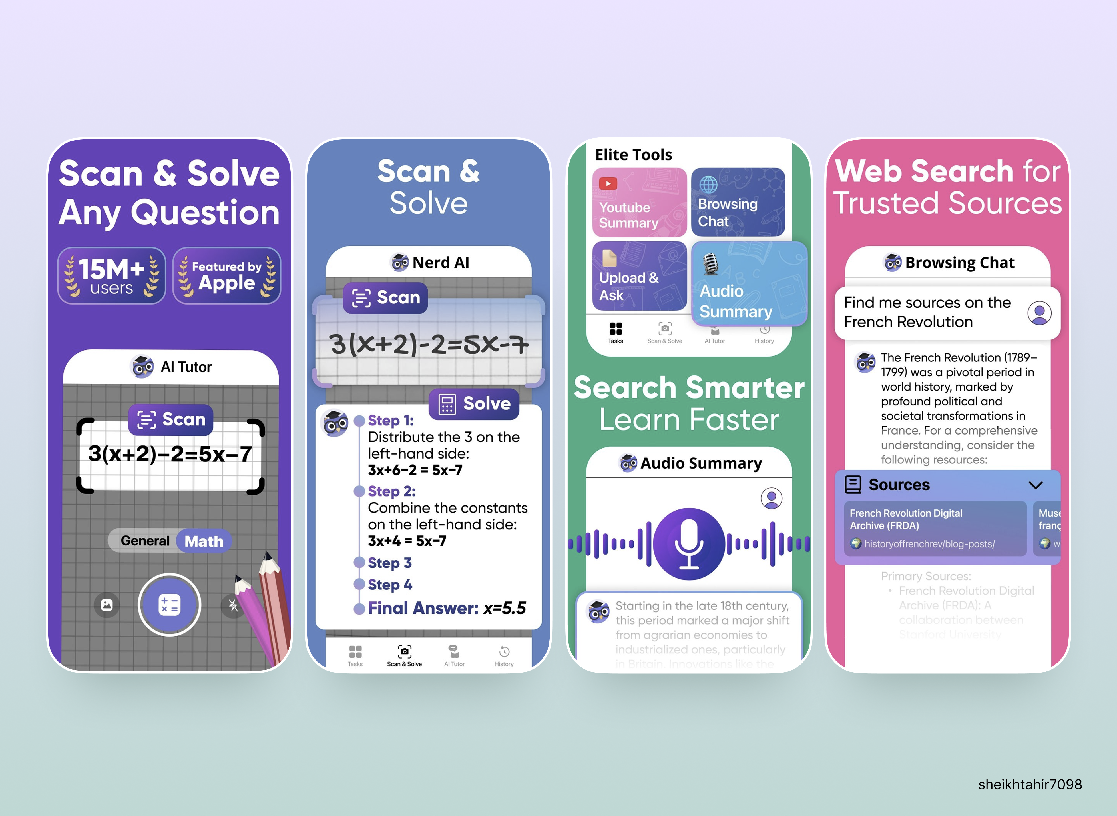 Example of App Screenshots   App Store & Play Store