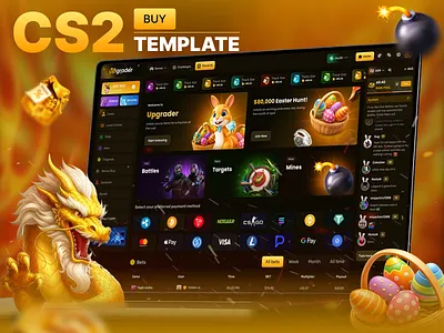 CS2 Skin Dashboard UI case battle casino dashboard casino interface casino ui crypto casino crypto gaming cs2 cs2 mobile cs2 skins csgo csgo marketplace csgo skins gambling website gaming platform online casino online game online gaming platform rewards system trending design web app design