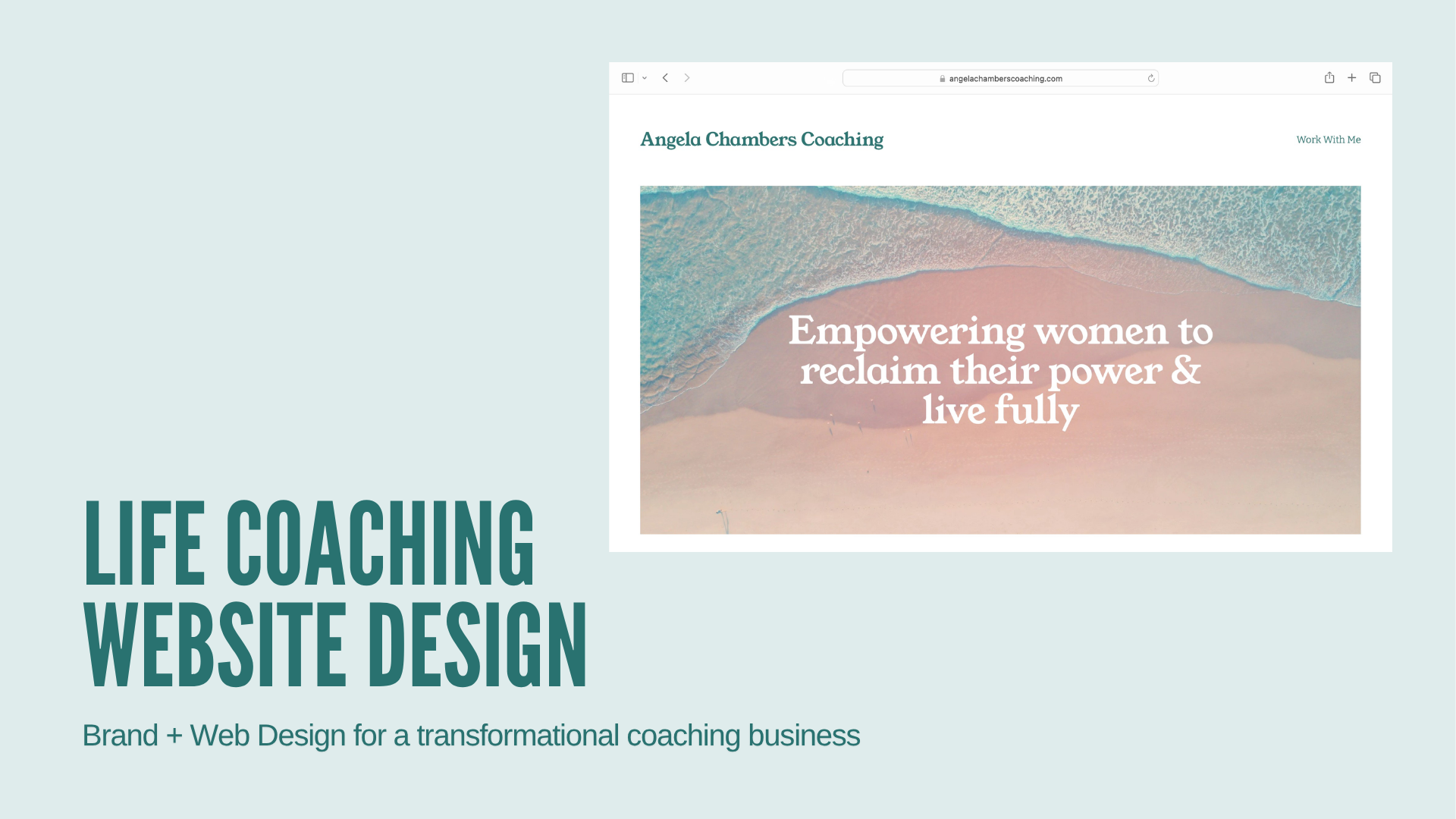 Life Coaching Website Design brand identity branding home page landing page minimal design squarespace ui ui design ux web design webdesign website website builder website design