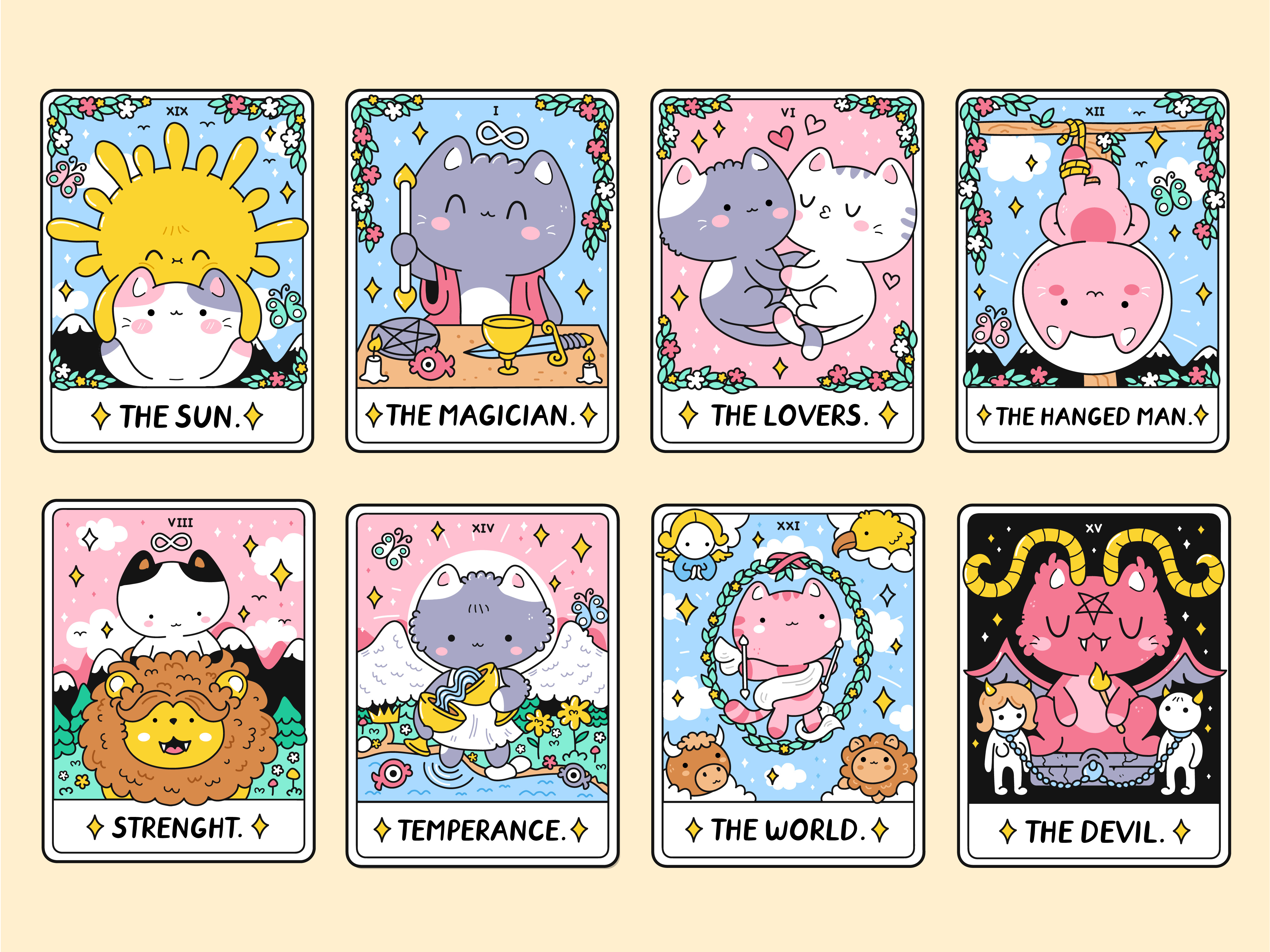 Example of Cute Kawaii Cartoon Character