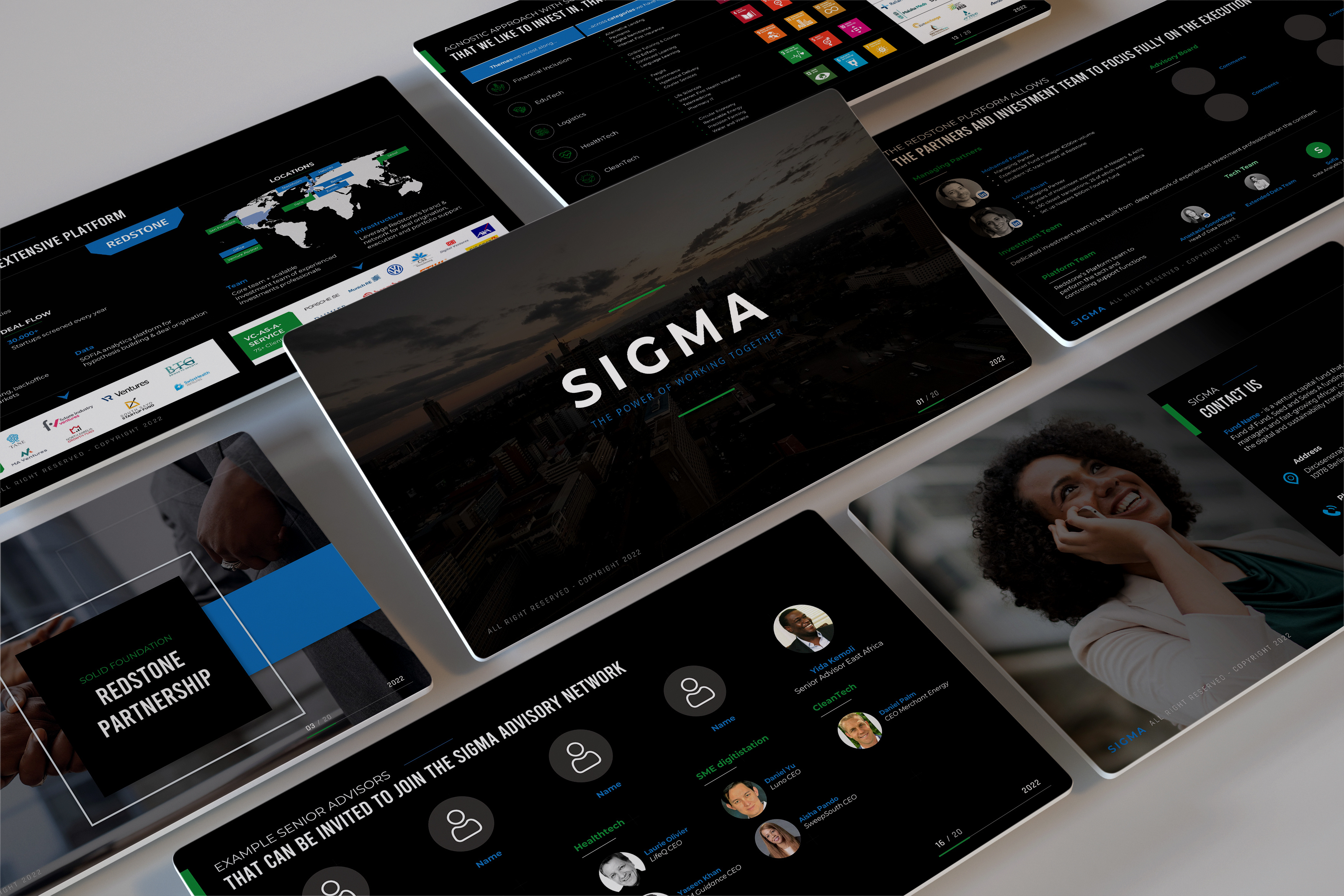 Example of Pitch Deck & Presentation Design Service
