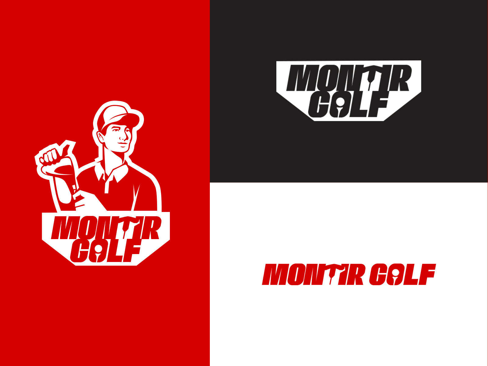 Montir Golf Logo Design branding graphic design logo logo branding logo design logo system vector