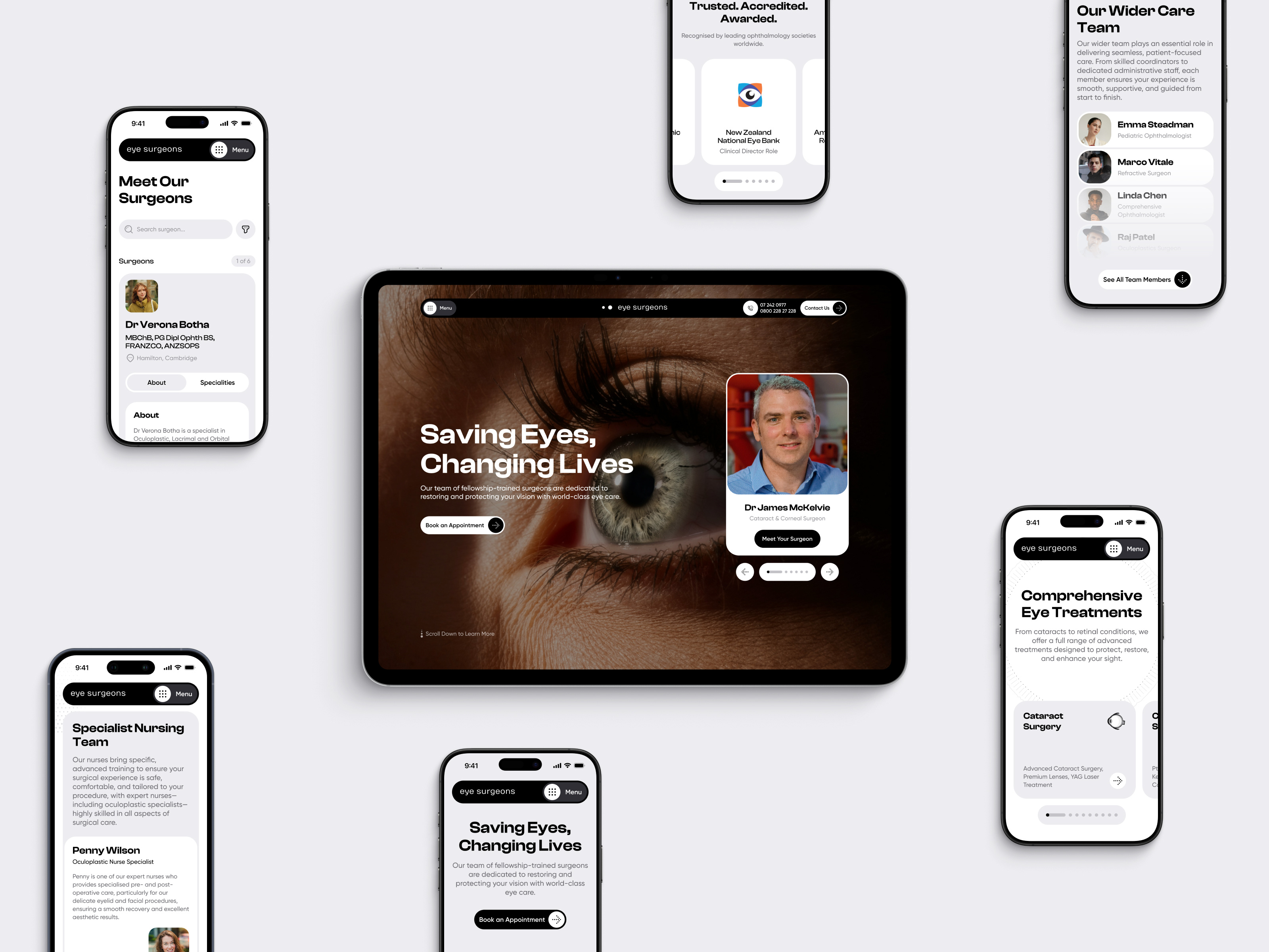 Eye Surgeons Responsive Web Design