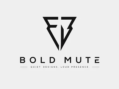 Logo design - Bold mute branding design graphic design illustration logo minimaldesign vector