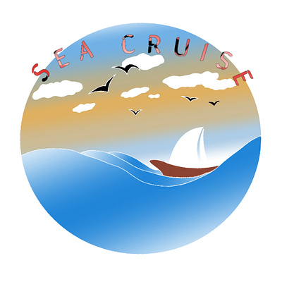 Sea Cruise 3d album animation branding cover design graphic design illustration logo ui ux vector