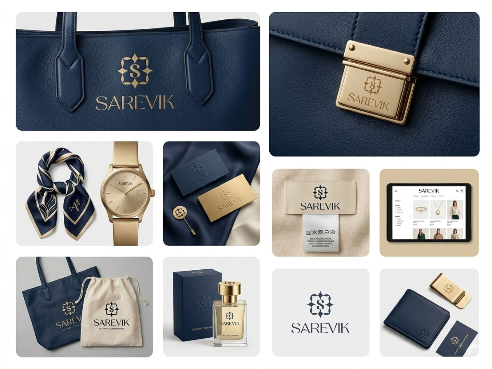 Luxury Fashion Custom Logo | Elegant Monogram Brand