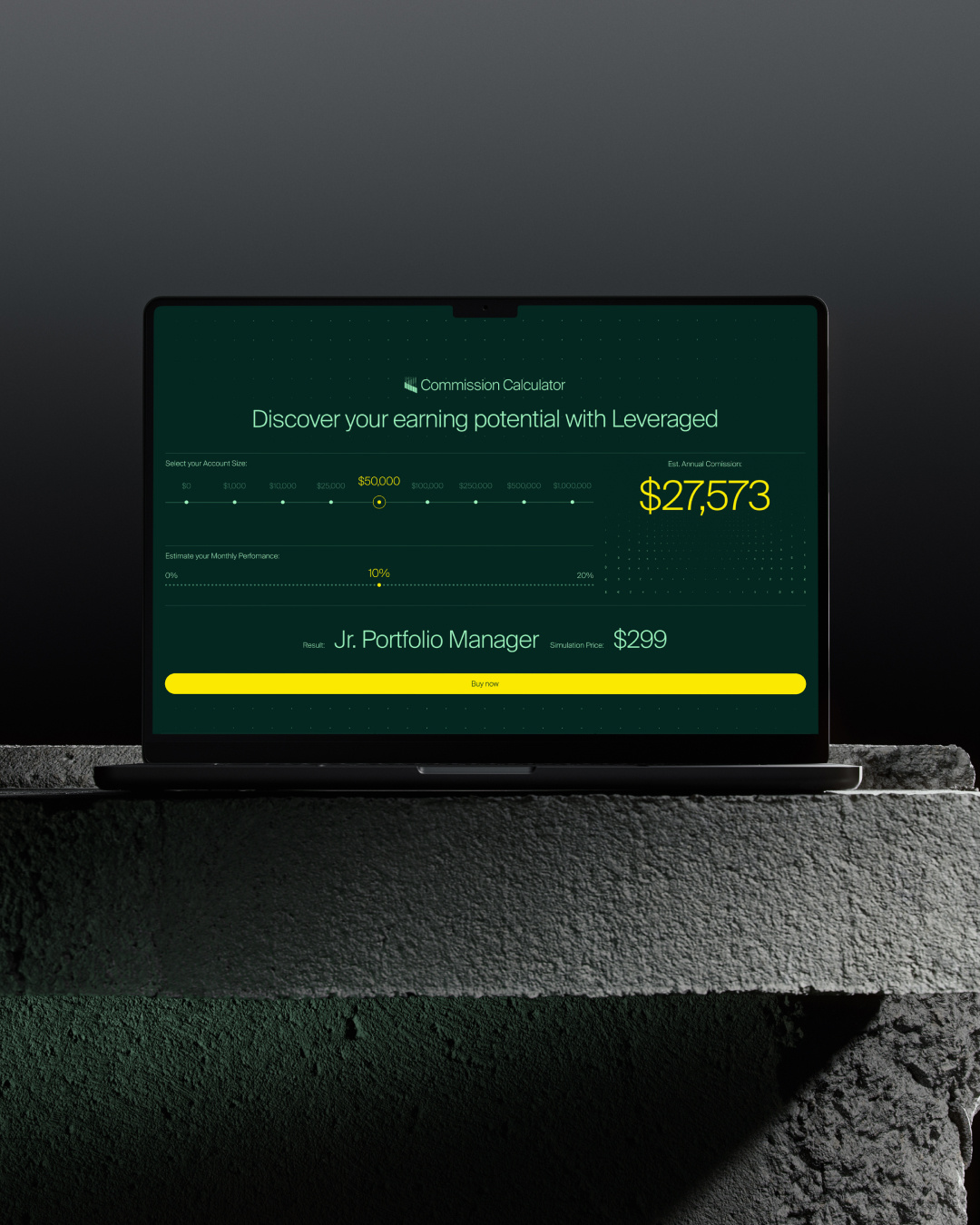 Trading Dashboard UI