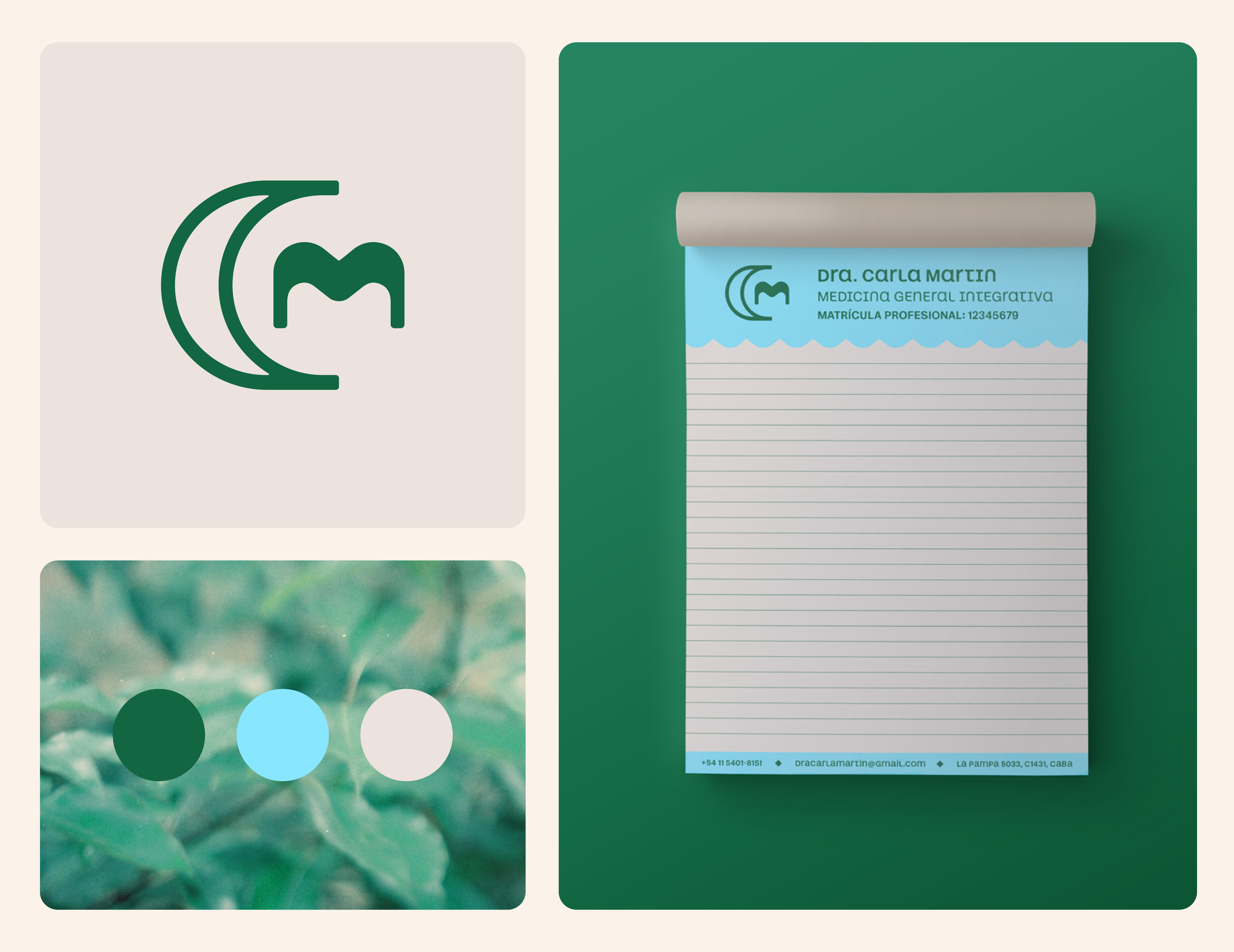 Carla Martin • monogram + visual identity