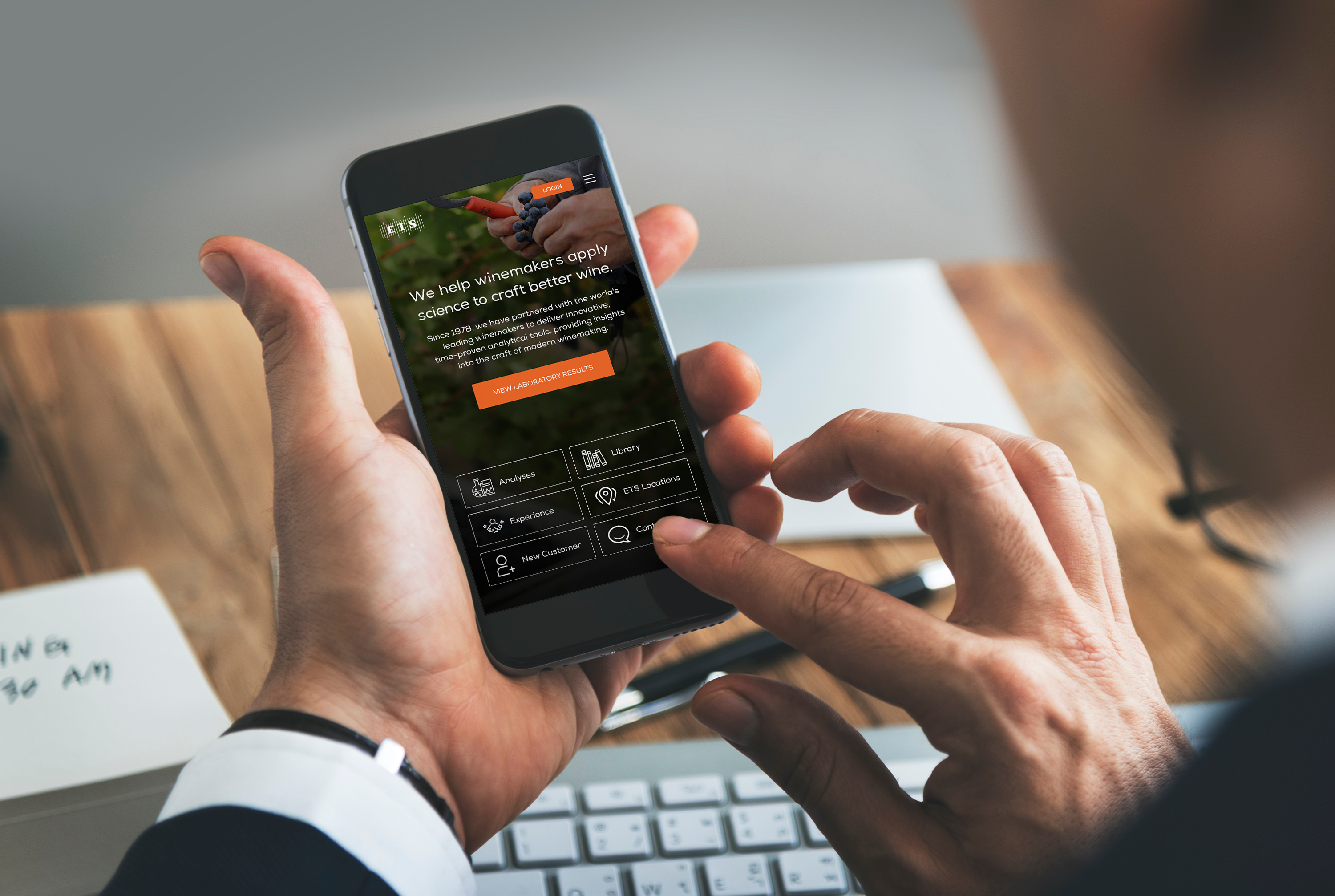 Example of Premium Word Press UI/UX Landing Page