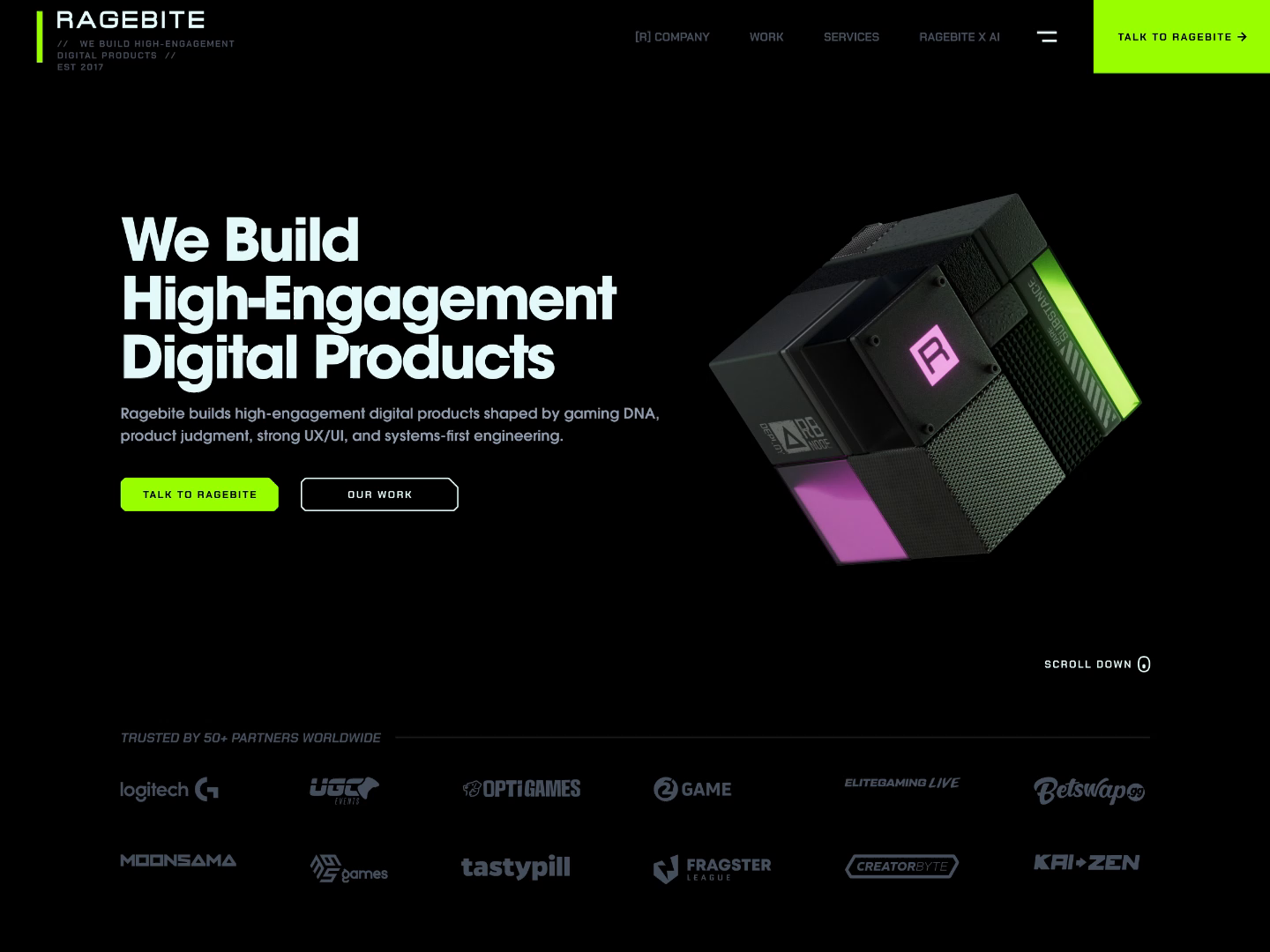 RAGEBITE LANDING PAGE