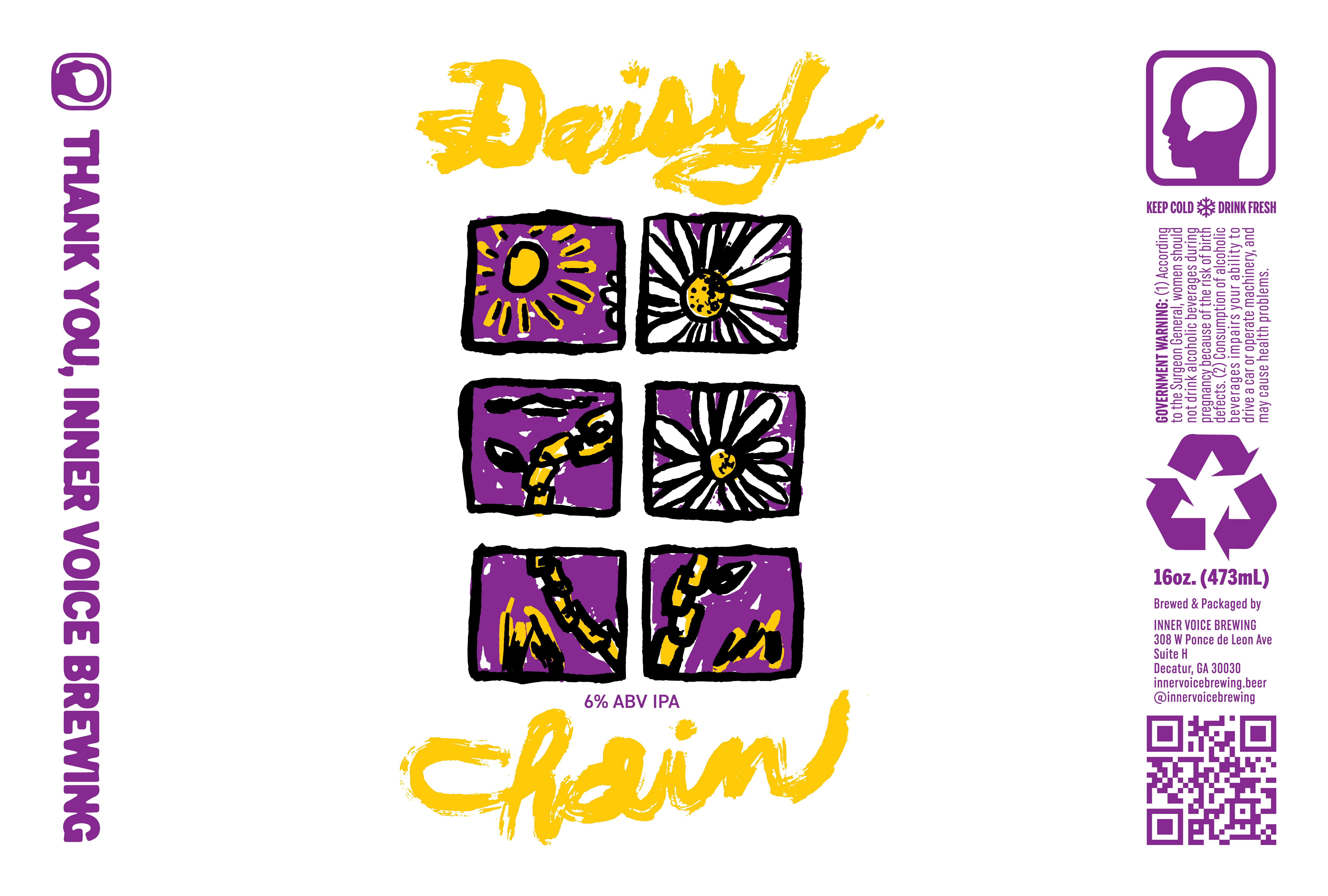 Daisy Chain Beer Label