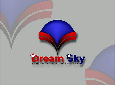 Dream Sky | the moderate logo 3d banner brand identity branding business card calligraphy data entry design flayer graphic design illustration logo logo design minimal logo text logo thumbnail design typography vector