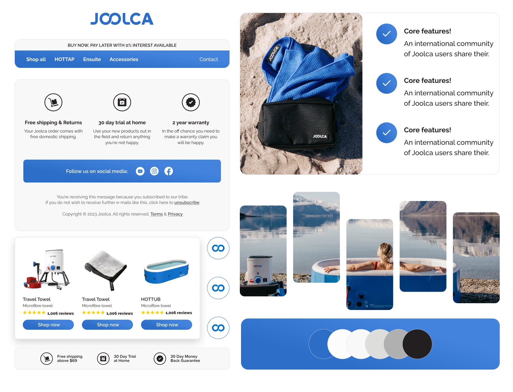 Example of Email Components for Joolca