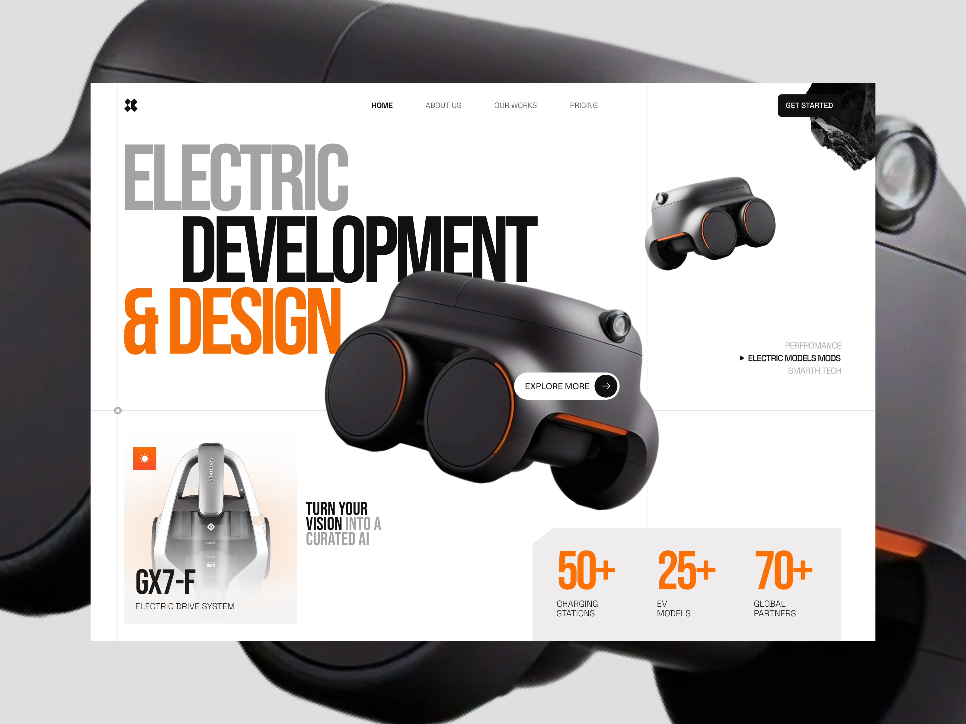 Example of Voltigue - Modeling Agency Website