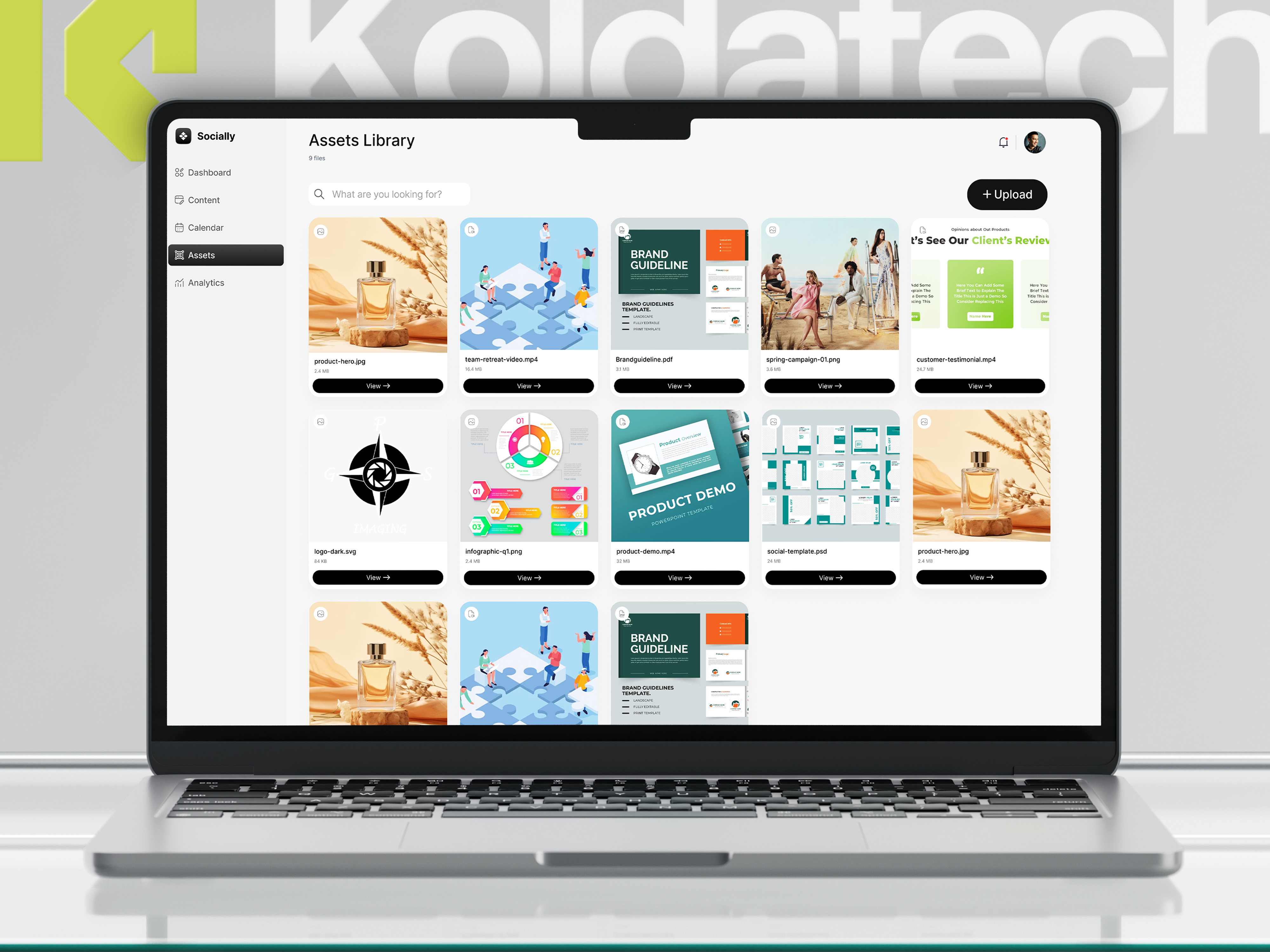 Example of Socially — Social Media Management