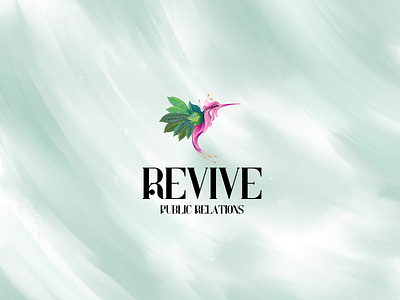 Revive Public Relations branding design logo