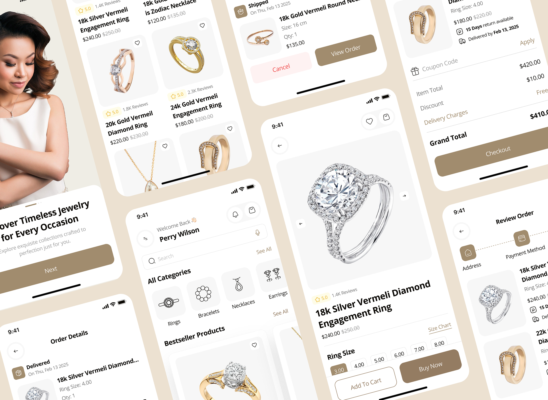 F2Jewel - Jewelry Shop Mobile App Design by RL studio on Dribbble