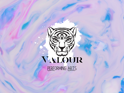 Valour Performing Arts branding design logo