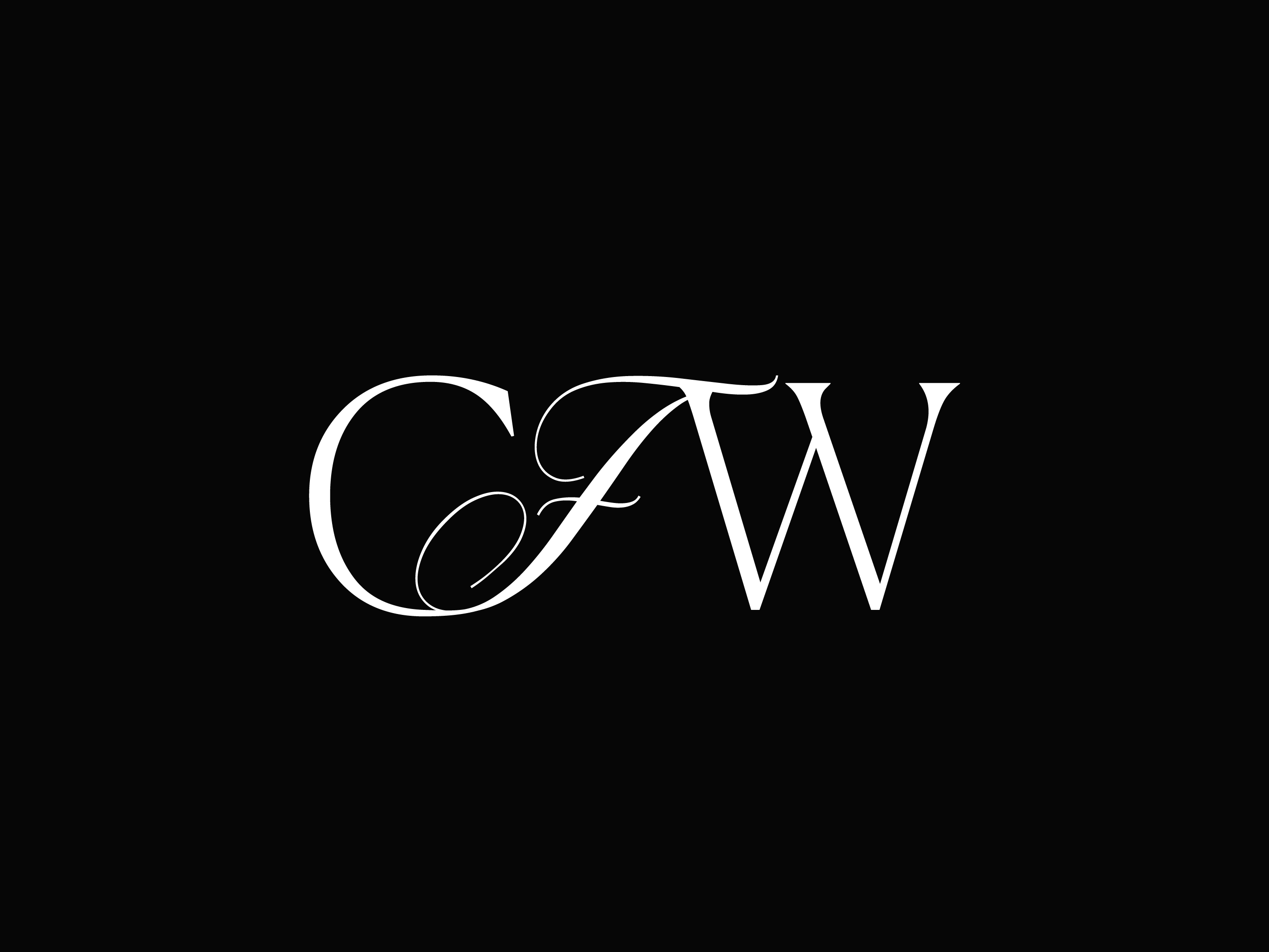 CFW // Collingwood Fashion Week brand identity branding cfw design editorial icon fashion fashion brand fashion week fashion week logo graphic design logo monogram motion graphics serif timeless icon typographic icon typography wordmark