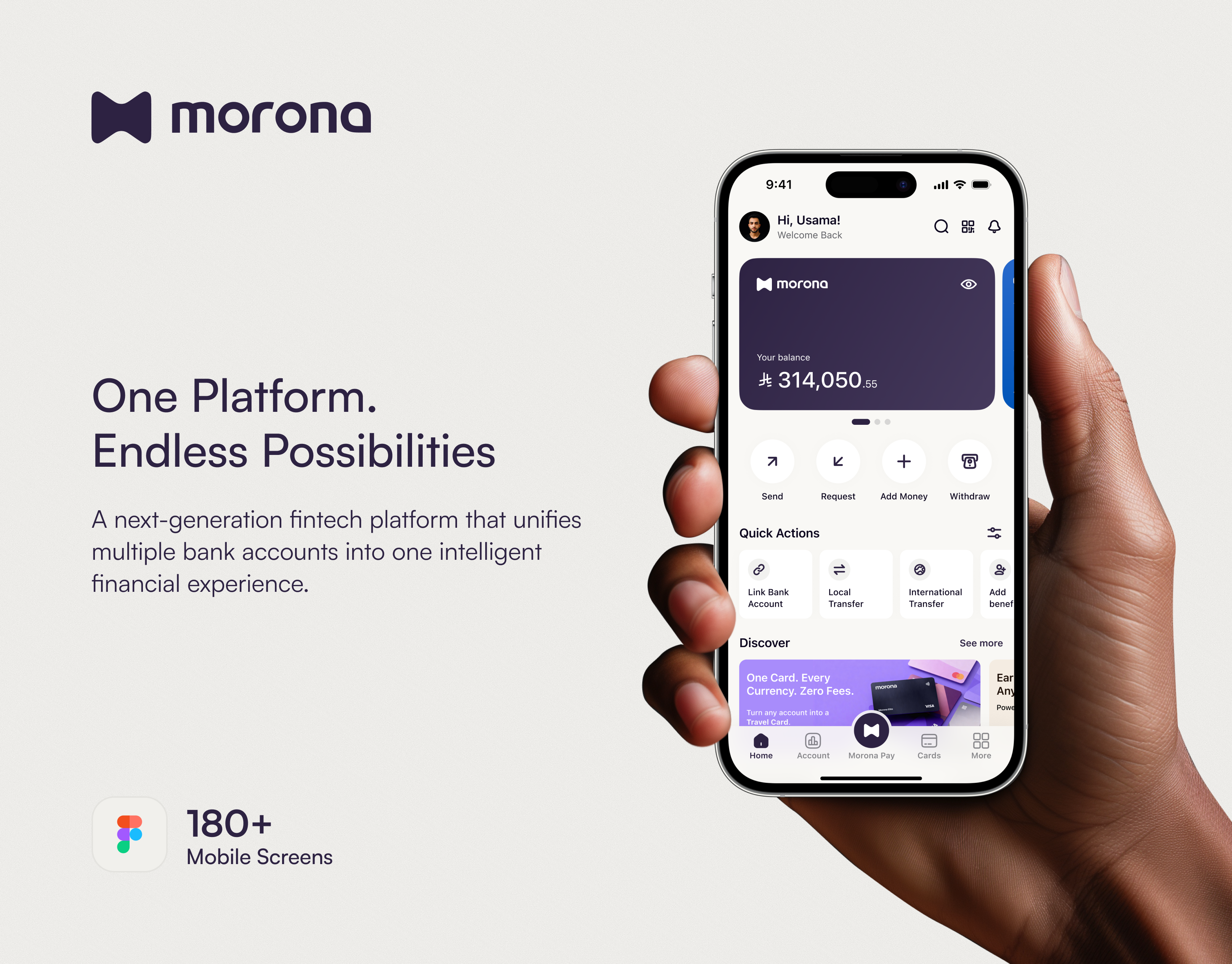 Morona Banking App UI UX Case Study banking app branding design system finance app fintech mobile app design open banking product design ui ui design user experience ux ui design
