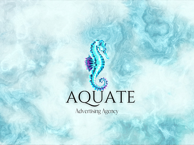 Aquate Advertising Agency branding illustration logo