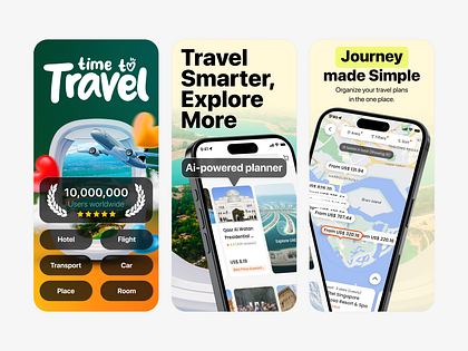 Premium App Store Screenshots - Travel App