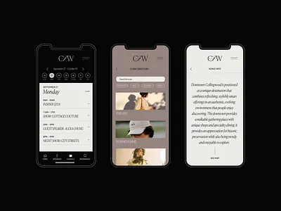 CFW // Collingwood Fashion Week brand identity branding fashion fashion branding fashion week fashion week branding graphic design interface design logo mobile design ui ux web design wordmark