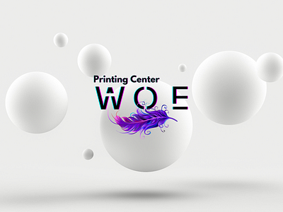 Printing Center branding design logo