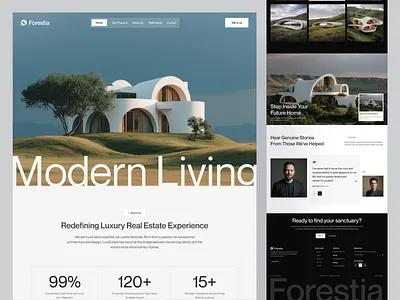 Luxury Real Estate Website Design branding landing landingpage luxury luxury website property property website real estate landing page realestate realestate website startup uiux uiux design web ui website website design