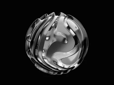 Abstract Looping 3D Animation 3d 3d animation 3d blender abstract branding dark design futuristic graphic design greyscale liquid loop animation looping animation modern motion graphics simple sphere