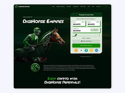 Web3 Gaming Landing Page Design | Crypto Presale Website UI blockcchain design crypto ui crypto verse defi defi design design services design system game website gamingui hero section design landing page metaverse design nft gaming swan design agency token presale ui uiux web design web3 web3design