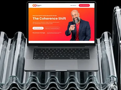 Health Coach Landing Page big typogrphy design dribbble shot health coach landing page design lead generation landing page sales landing page ui ux